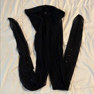 Elegant Black Sheer Tights